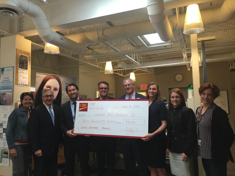 CIBC Wood Gundy Vancouver is Caring for Kids at Covenant House